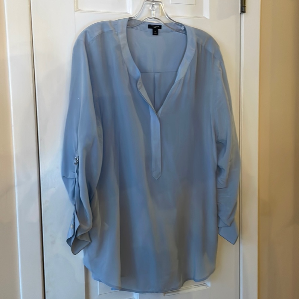 Ann Taylor light blue blouse, size XL